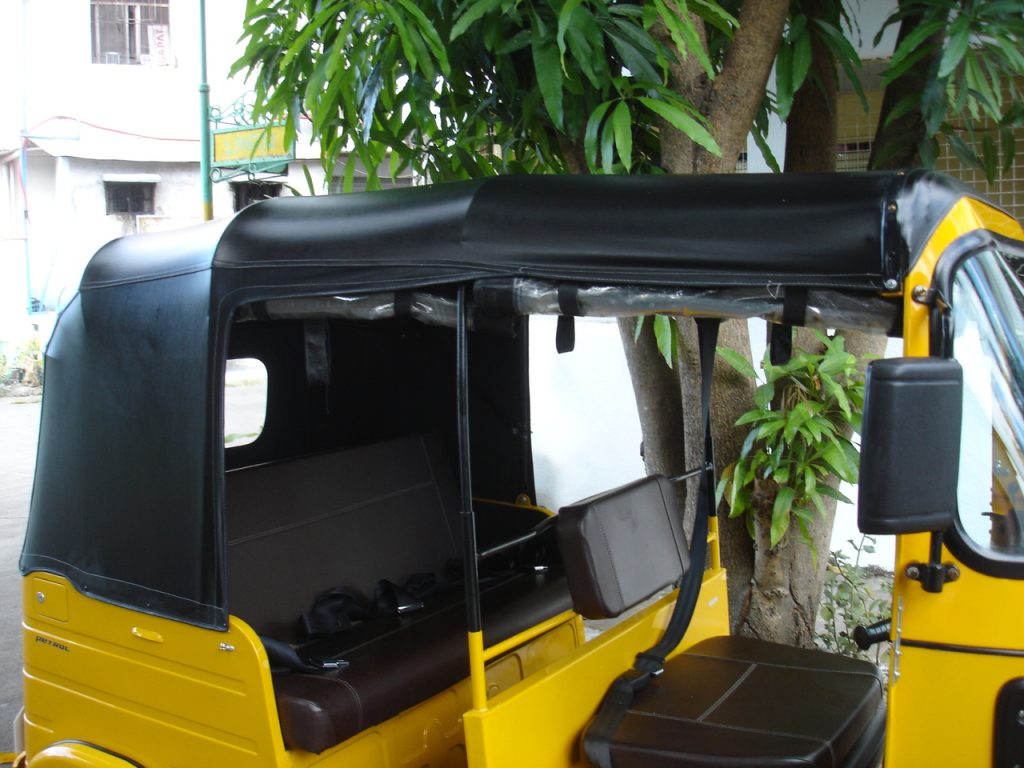 clean and protect a tuk tuk roof 