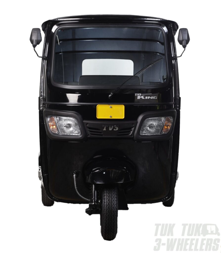 TVS King Deluxe Three Wheeler Black
