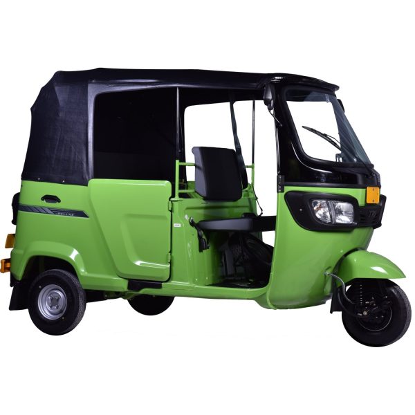 tvs king deluxe gs+ fi with doors lime green superior performance