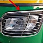 tvs king head lamp grill set front