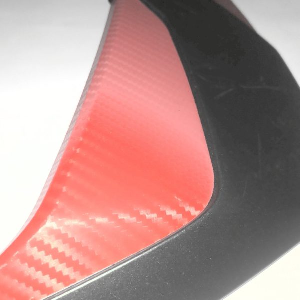tvs dazz leg shield right black red genuine tvs part r42202995d