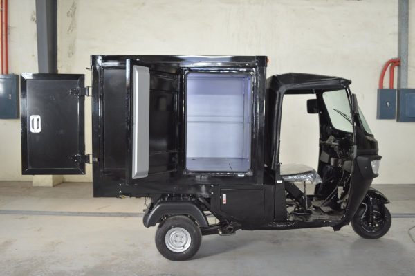 tvs kargo box van black 200cc remarkable fuel efficiency