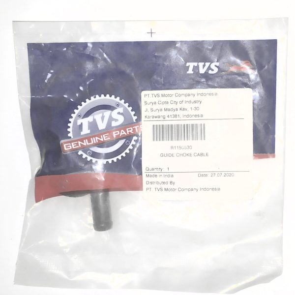 tvs dazz choke cable guide also for neo, tormax, rockz genuine tvs part r1150530