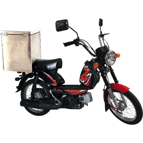 TVS XL 100 Standard Red Motorcycle Get Ready to Ride! Price